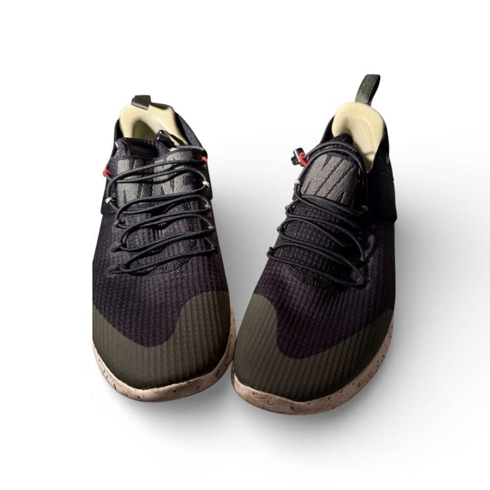 Nike Free RN Commuter 2017 Womens 10 Black Olive AH6841-001 Running Shoes Bungee